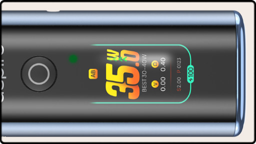 Un bel écran TFT couleur